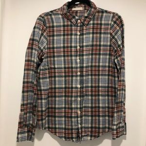 CP Shades Plaid Flannel Button-Up Shirt